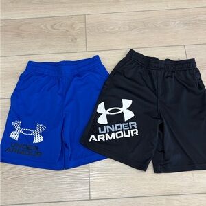 Under Armour Boys Royal Blue Athletic Shorts. Size Youth Medium
